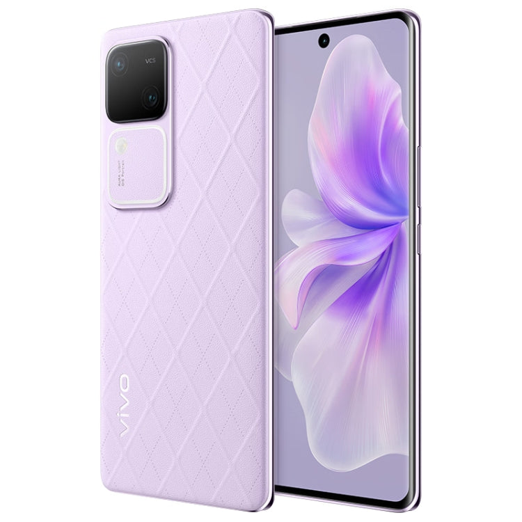 vivo S18, Dual Back Cameras, 12GB+256GB, Face ID Screen Fingerprint Identification, 6.78 inch Android 14.0 OriginOS 4 Snapdragon 7 Gen 3 Octa Core 2.63GHz, OTG, NFC, Network: 5G, Support Google Play (Purple) - vivo by vivo | Online Shopping UK | buy2fix