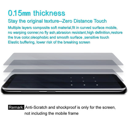 2 PCS IMAK 0.15mm Curved Full Screen Protector Hydrogel Film Front Protector for Galaxy S9 Plus - For Samsung by imak | Online Shopping UK | buy2fix