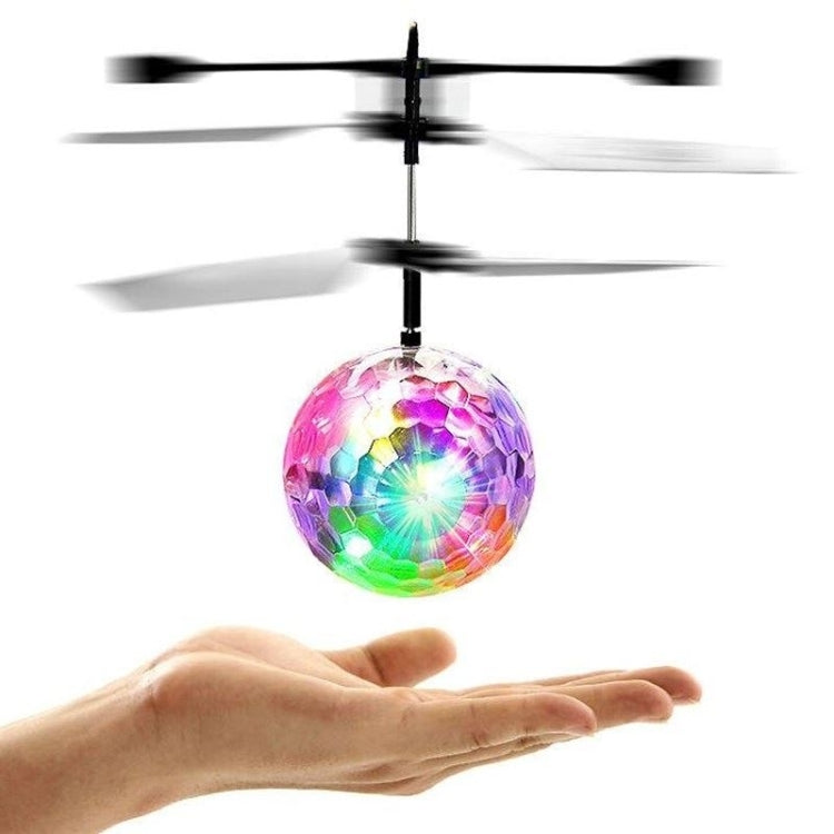 Mini Fun Kids Toy Suspended Crystal Ball Sensing Aircraft Hand Induction Flying Aircraft with Colorful LED Light, without Remote Control - Fly Toys by buy2fix | Online Shopping UK | buy2fix