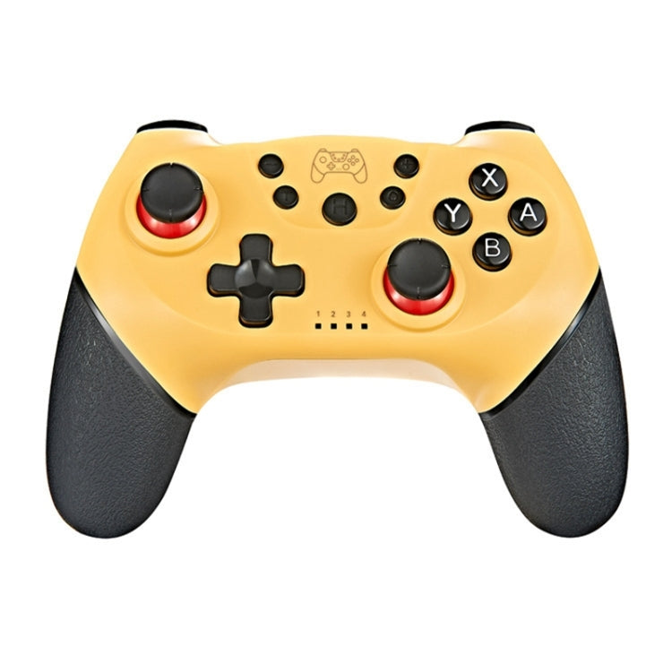 6-axis Bluetooth Joypad Gamepad Game Controller for Switch Pro(Yellow) - Gamepads by buy2fix | Online Shopping UK | buy2fix