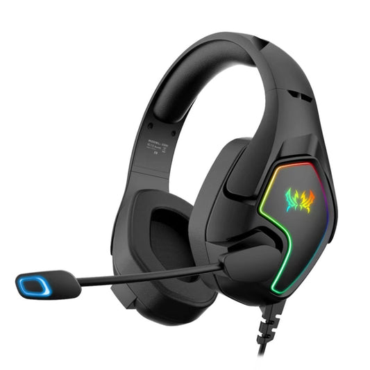 KOTION EACH G3000 3.5mm & USB Plug Stereo RGB Light Gaming Headset with Omni-directional Mic, Cable Length: 1.9m (Black) - Multimedia Headset by KOTION EACH | Online Shopping UK | buy2fix