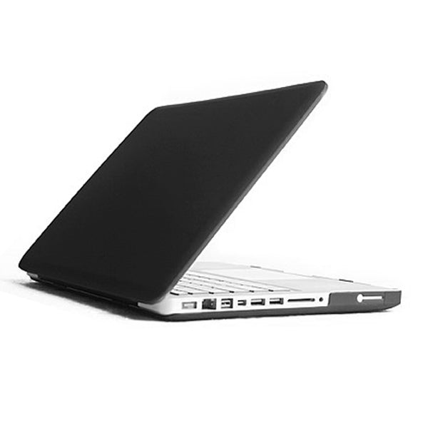 ENKAY for MacBook Pro 15.4 inch (US Version) / A1286 4 in 1 Frosted Hard Shell Plastic Protective Case with Screen Protector & Keyboard Guard & Anti-dust Plugs(Black) - MacBook Pro Cases by ENKAY | Online Shopping UK | buy2fix