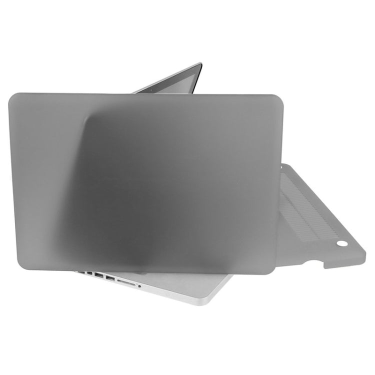 ENKAY for Macbook Pro 15.4 inch (US Version) / A1286 Hat-Prince 3 in 1 Frosted Hard Shell Plastic Protective Case with Keyboard Guard & Port Dust Plug(Grey) - MacBook Pro Cases by ENKAY | Online Shopping UK | buy2fix