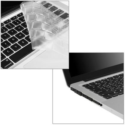 ENKAY for Macbook Pro 15.4 inch (US Version) / A1286 Hat-Prince 3 in 1 Frosted Hard Shell Plastic Protective Case with Keyboard Guard & Port Dust Plug(White) - MacBook Pro Cases by ENKAY | Online Shopping UK | buy2fix