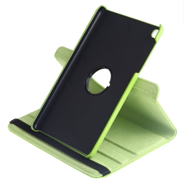 Litchi Texture Horizontal Flip 360 Degrees Rotation Leather Case for Galaxy Tab A 8 (2019) / P200 / P205, with Holder (Green) - Tab A 8.0 & S Pen (2019) P200/P205 by buy2fix | Online Shopping UK | buy2fix