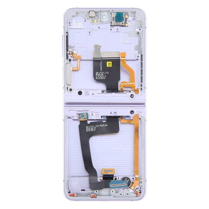 For Samsung Galaxy Z Flip4 SM-F721 Original LCD Screen Digitizer Full Assembly with Frame (Purple) - LCD Screen by buy2fix | Online Shopping UK | buy2fix