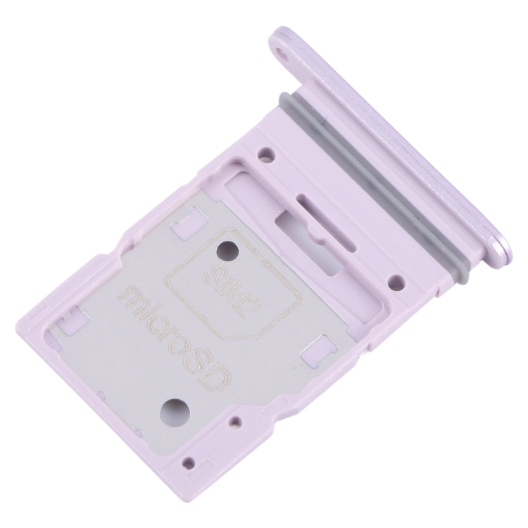 For Samsung Galaxy A35 SM-A356B Original SIM Card Tray + SIM / Micro SD Card Tray (Purple) - Card Socket by buy2fix | Online Shopping UK | buy2fix