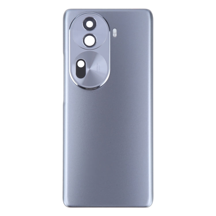 For OPPO Reno11 Pro Global Original Battery Back Cover with Camera Lens Cover(Grey) - Back Cover by buy2fix | Online Shopping UK | buy2fix