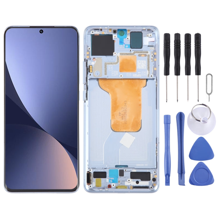 For Xiaomi 12X Original AMOLED Material LCD Screen Digitizer Full Assembly with Frame (Blue) - LCD Screen by buy2fix | Online Shopping UK | buy2fix