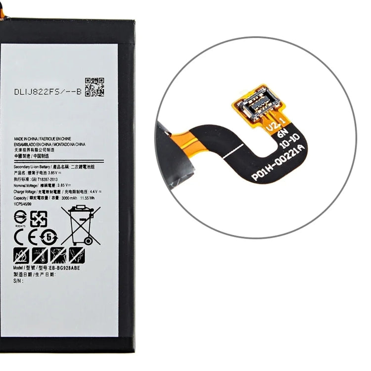3000mAh Battery Replacement For Samsung Galaxy S6 Edge+ SM-G9280 G928P G928F G928V G9280 G9287 EB-BG928ABE EB-BG928ABA - For Samsung by buy2fix | Online Shopping UK | buy2fix