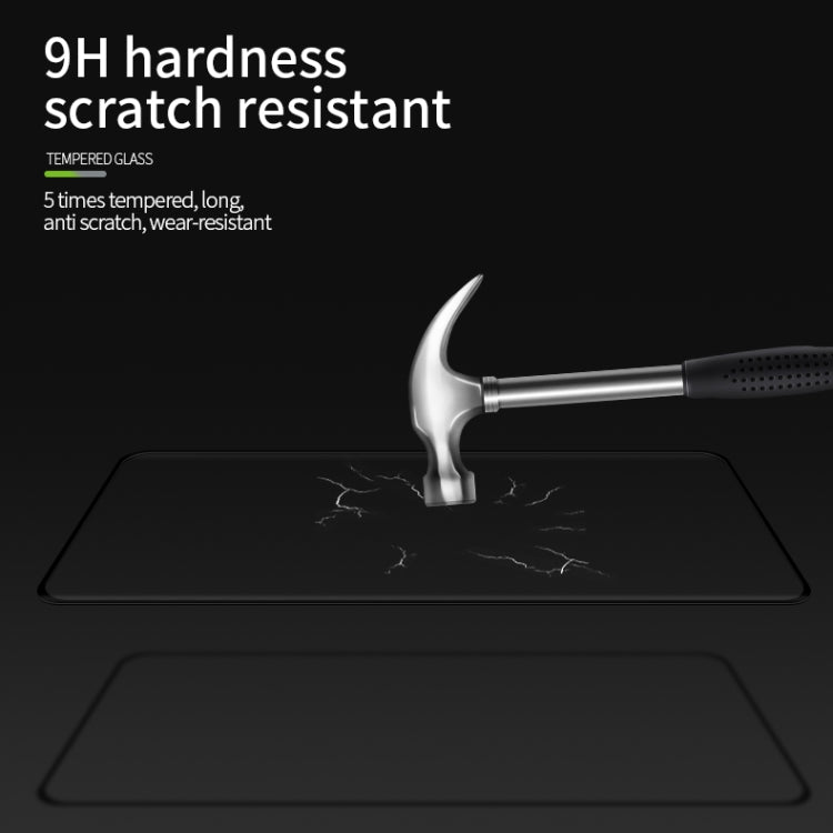 For vivo X50 Pro PINWUYO 9H 3D Hot Bending Tempered Glass Film(Black) - vivo Tempered Glass by PINWUYO | Online Shopping UK | buy2fix