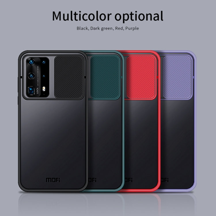 For Huawei P40 Pro+ MOFI Xing Dun Series PC + TPU Anti-peep Waterproof And Anti-drop All-inclusive Protective Shell, Translucent Frosted(Purple) - Huawei Cases by MOFI | Online Shopping UK | buy2fix