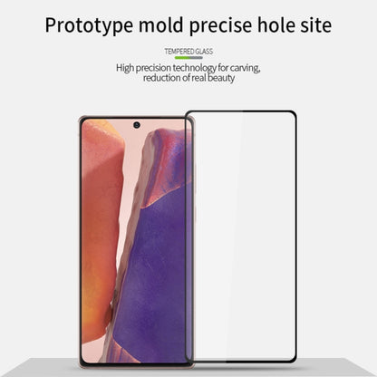 For Samsung Galaxy Note20 MOFI 9H 2.5D Full Screen Tempered Glass Film（Ultrasonic fingerprint unlock）(Black) - Galaxy Note20 Cases by MOFI | Online Shopping UK | buy2fix