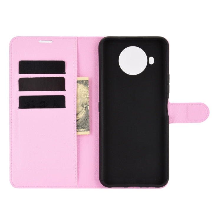 For Nokia 8.3 5G Litchi Texture Horizontal Flip Protective Case with Holder & Card Slots & Wallet(Pink) - Nokia Cases by buy2fix | Online Shopping UK | buy2fix