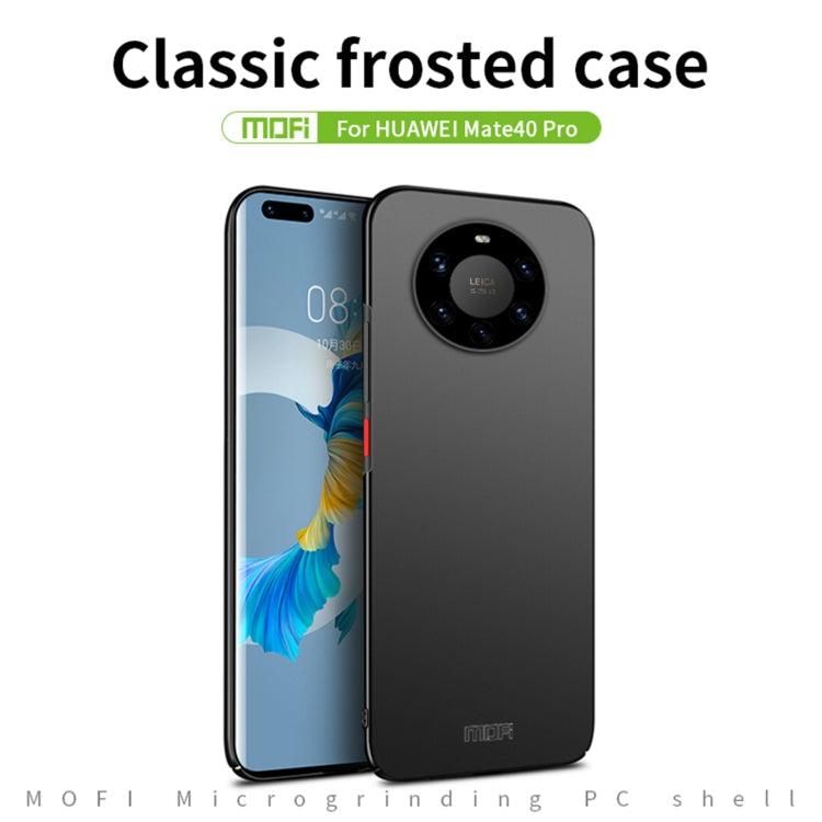 For Huawei Mate 40 Pro MOFI Frosted PC Ultra-thin Hard Case(Black) - Huawei Cases by MOFI | Online Shopping UK | buy2fix