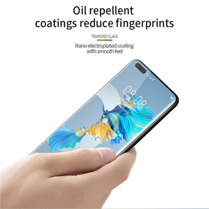 For Huawei Mate 40 MOFI 9H 3D Explosion Proof Hot Bending Full Screen Covered Tempered Glass Film(Black) - Huawei Tempered Glass by MOFI | Online Shopping UK | buy2fix