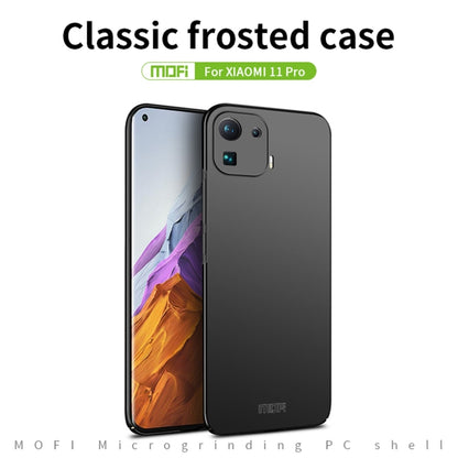 For Xiaomi Mi 11 Pro MOFI Frosted PC Ultra-thin Hard Case(Gold) - Xiaomi Cases by MOFI | Online Shopping UK | buy2fix