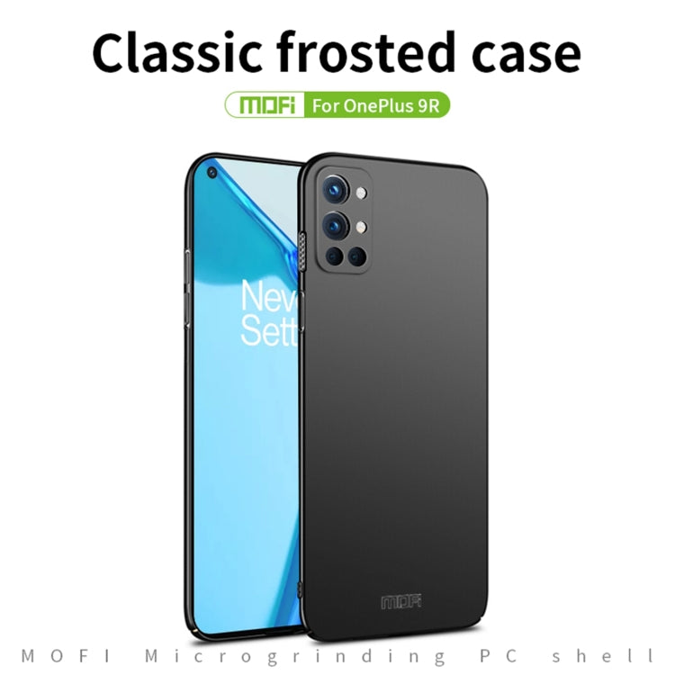 For OnePlus 9R MOFI Frosted PC Ultra-thin Hard Case(Blue) - OnePlus Cases by MOFI | Online Shopping UK | buy2fix