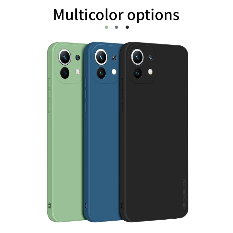 For Xiaomi Mi 11 PINWUYO Touching Series Liquid Silicone TPU Shockproof Case(Black) - Xiaomi Cases by PINWUYO | Online Shopping UK | buy2fix