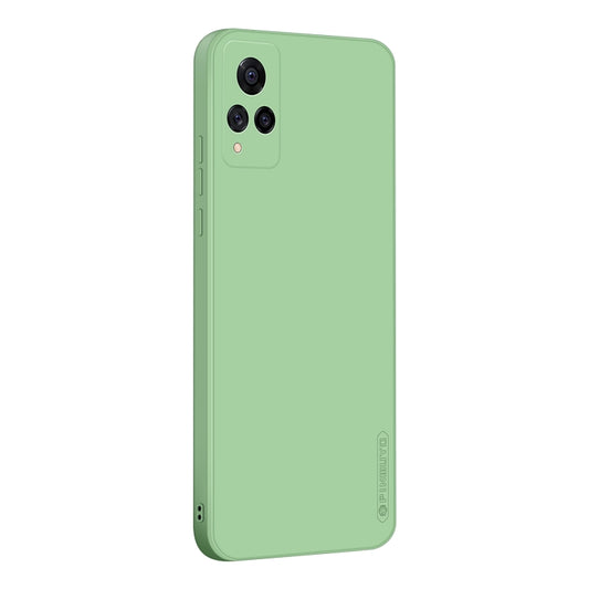 For vivo S9 PINWUYO Touching Series Liquid Silicone TPU Shockproof Case(Green) - OPPO Cases by PINWUYO | Online Shopping UK | buy2fix