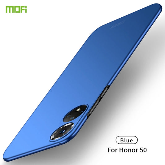 For Honor 50 MOFI Frosted PC Ultra-thin Hard Case(Blue) - Honor Cases by MOFI | Online Shopping UK | buy2fix