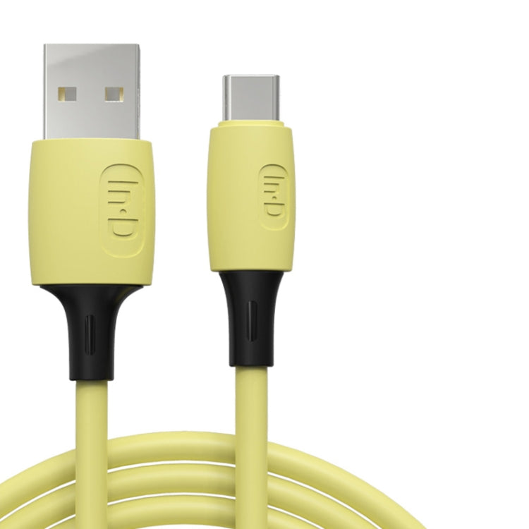 ENKAY Hat-Prince ENK-CB1101 5A USB to USB-C / Type-C Silicone Super Fast Charging Cable, Cable Length: 1.2m(Yellow) - USB-C & Type-C Cable by ENKAY | Online Shopping UK | buy2fix