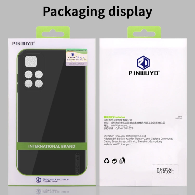 For Xiaomi Redmi Note 11 / Poco M4 Pro 5G PINWUYO Liquid Silicone TPU Phone Case(Blue) - Xiaomi Cases by PINWUYO | Online Shopping UK | buy2fix