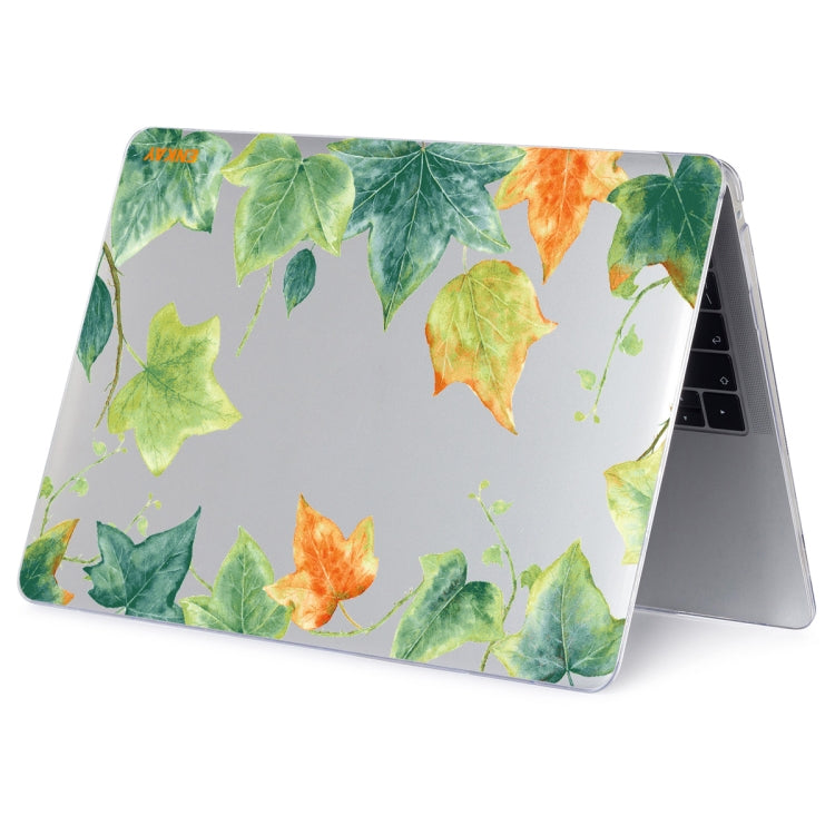 ENKAY Hat-Prince Forest Series Pattern Laotop Protective Crystal Case for MacBook Pro 13.3 inch A2251 / A2289 / A2338 2020(Ivy Leaf Pattern) - MacBook Pro Cases by ENKAY | Online Shopping UK | buy2fix