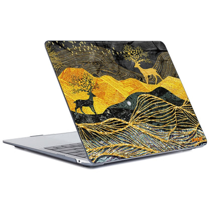 For MacBook Air 13.3 inch A1932 2018 ENKAY Hat-Prince Natural Series Laotop Protective Crystal Case(Elk) - MacBook Air Cases by ENKAY | Online Shopping UK | buy2fix