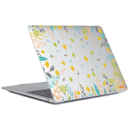 ENKAY Flower Series Pattern Laotop Protective Crystal Case for MacBook Pro 16 inch A2141(Dandelion) - MacBook Pro Cases by ENKAY | Online Shopping UK | buy2fix