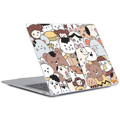 ENKAY Animal Series Pattern Laotop Protective Crystal Case For MacBook Pro 13.3 inch A1706 / A1708 / A1989 / A2159(Animals No.1) - MacBook Pro Cases by ENKAY | Online Shopping UK | buy2fix