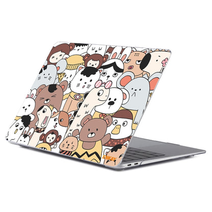 ENKAY Animal Series Pattern Laotop Protective Crystal Case For MacBook Pro 15.4 inch A1707 / A1990(Animals No.1) - MacBook Pro Cases by ENKAY | Online Shopping UK | buy2fix