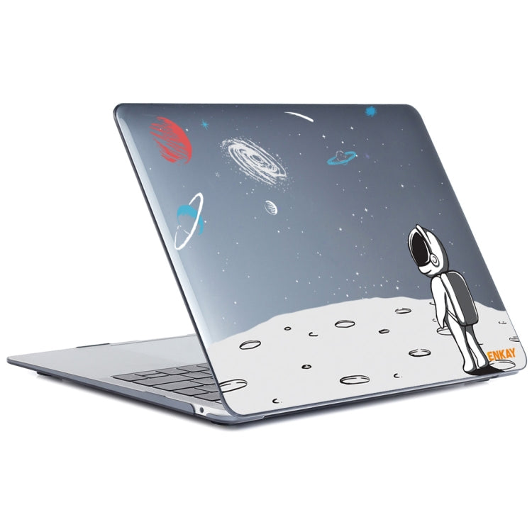 ENKAY Star Series Pattern Laotop Protective Crystal Case For MacBook Pro 15.4 inch A1707 / A1990(Backpack Astronaut) - MacBook Pro Cases by ENKAY | Online Shopping UK | buy2fix