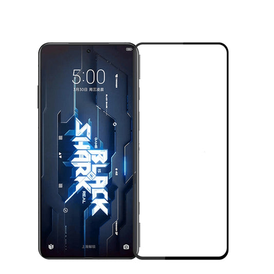 For Xiaomi Black Shark 5 / 5 Pro PINWUYO 9H 2.5D Full Screen Tempered Glass Film(Black) -  by PINWUYO | Online Shopping UK | buy2fix