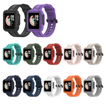 For Xiaomi Mi Watch 2 Lite Silicone Solid Color Watch Band(Water Duck) - Watch Bands by buy2fix | Online Shopping UK | buy2fix