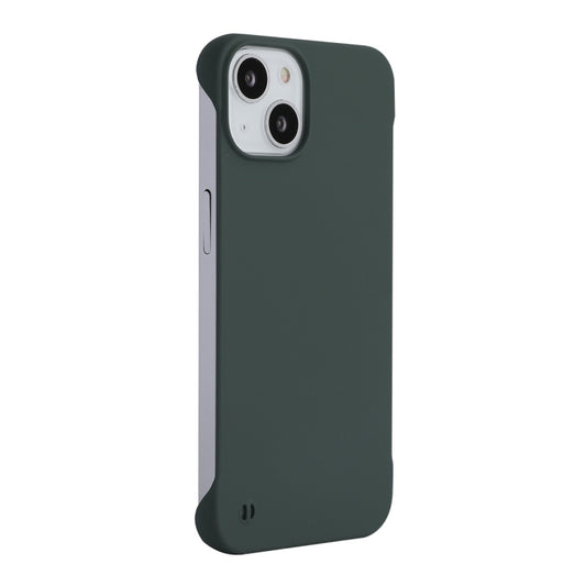 For iPhone 14 ENKAY Matte Frameless PC Phone Case(Dark Green) - iPhone 14 Cases by ENKAY | Online Shopping UK | buy2fix