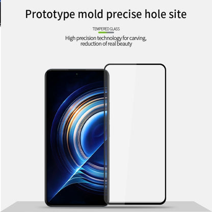 For Xiaomi Redmi Note 12 Pro / Note 12 Pro+ PINWUYO 9H 2.5D Full Screen Tempered Glass Film(Black) -  by PINWUYO | Online Shopping UK | buy2fix