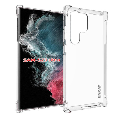 For Samsung Galaxy S23 Ultra 5G ENKAY Hat-Prince Clear TPU Shockproof Phone Case - Galaxy S23 Ultra 5G Cases by ENKAY | Online Shopping UK | buy2fix