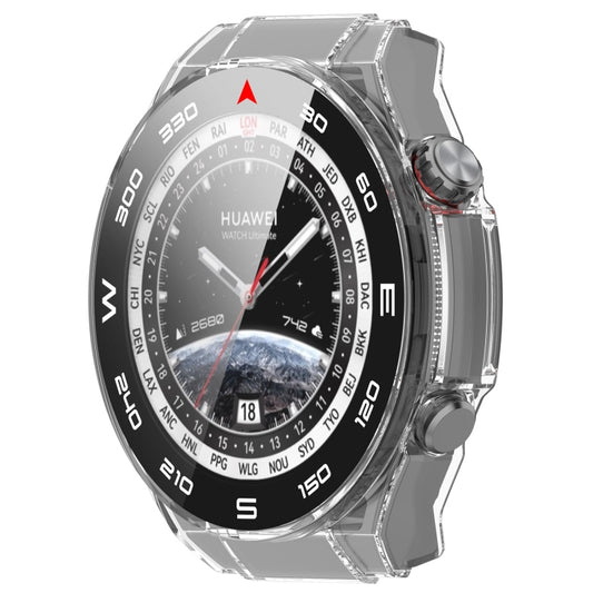 For Huawei Watch Ultimate PC+ Toughened Film Integrated Watch Protective Case(Transparent) - Watch Cases by buy2fix | Online Shopping UK | buy2fix