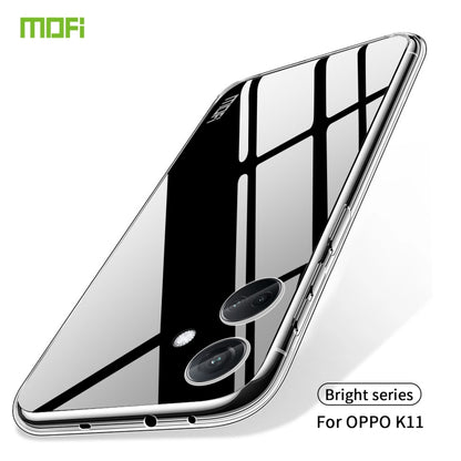 For OPPO K11 MOFI Ming Series Transparent Ultra-thin TPU Phone Case(Transparent) - OPPO Cases by MOFI | Online Shopping UK | buy2fix