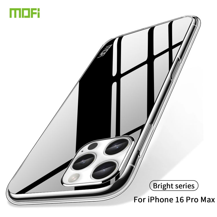 For iPhone 16 Pro Max MOFI Ming Series Ultra-thin TPU Phone Case(Transparent) - iPhone 16 Pro Max Cases by MOFI | Online Shopping UK | buy2fix