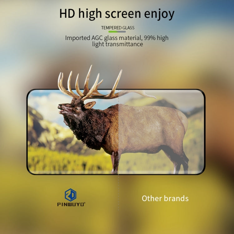 For Honor 100 PINWUYO 9H 3D Hot Bending Tempered Glass Film(Black) - Honor Tempered Glass by PINWUYO | Online Shopping UK | buy2fix