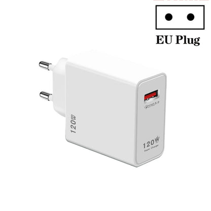 120W USB Super Fast Charging Charger Suitable, Plug Size:EU Plug - USB Charger by buy2fix | Online Shopping UK | buy2fix