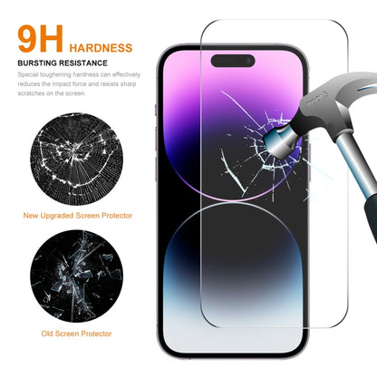 For iPhone 16 Plus 2pcs NKAY 0.26mm 9H 2.5D High Aluminum-silicon Tempered Glass Film - iPhone 16 Plus Tempered Glass by ENKAY | Online Shopping UK | buy2fix