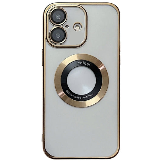 For iPhone 16 Electroplating Magsafe TPU Phone Case(Golden) - iPhone 16 Cases by buy2fix | Online Shopping UK | buy2fix