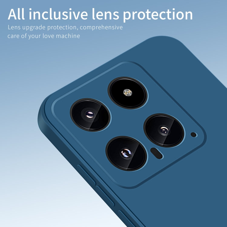 For Xiaomi 14 PINWUYO Sense Series Liquid Silicone TPU Phone Case(Black) - Xiaomi Cases by PINWUYO | Online Shopping UK | buy2fix