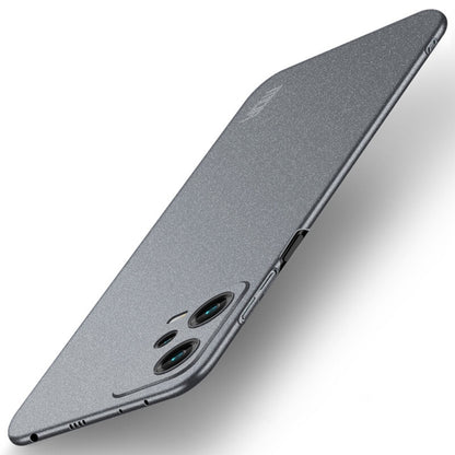 For Xiaomi Redmi Note 12 Pro+ Global MOFI Fandun Series Frosted PC Ultra-thin All-inclusive Phone Case(Gray) - Xiaomi Cases by MOFI | Online Shopping UK | buy2fix