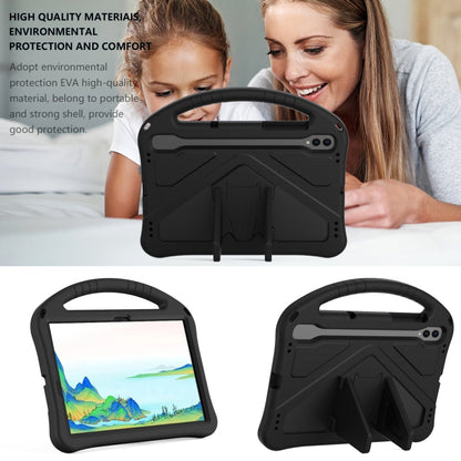 For Samsung Galaxy Tab S10 EVA Shockproof Tablet Case with Holder(Black) - Tab S10 Cases by buy2fix | Online Shopping UK | buy2fix