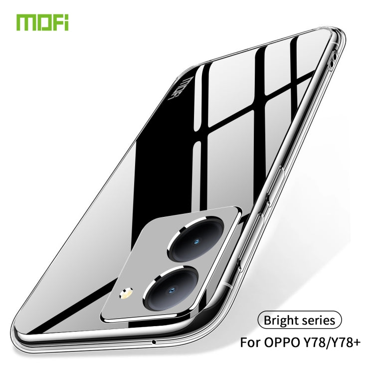 For vivo Y78 / Y78+/ V29 Lite Global MOFI Ming Series Ultra-thin TPU Phone Case(Transparent) - vivo Cases by MOFI | Online Shopping UK | buy2fix