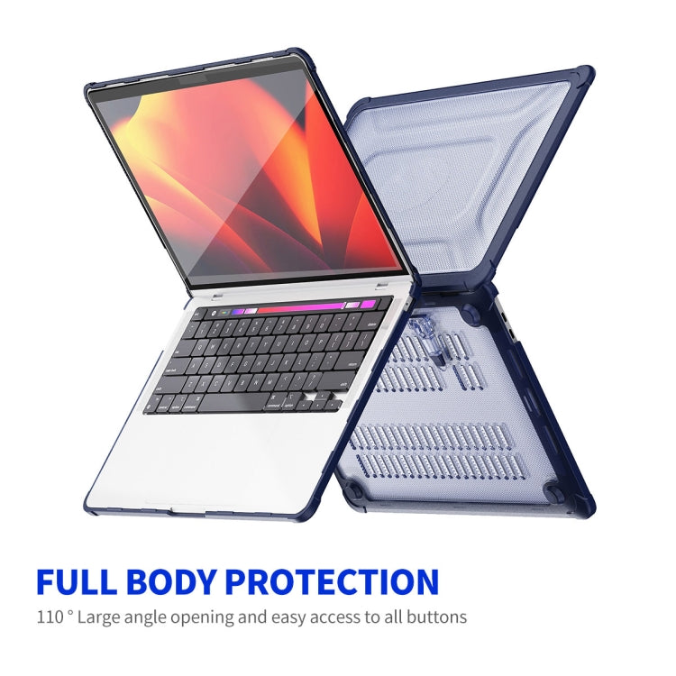 For MacBook Pro 13.3 A2251/A2289/A2338 ENKAY Hat-Prince 3 in 1 Protective Bracket Case Cover Hard Shell with TPU Keyboard Film / PET Screen Protector, Version:US(Pink) - MacBook Pro Cases by ENKAY | Online Shopping UK | buy2fix